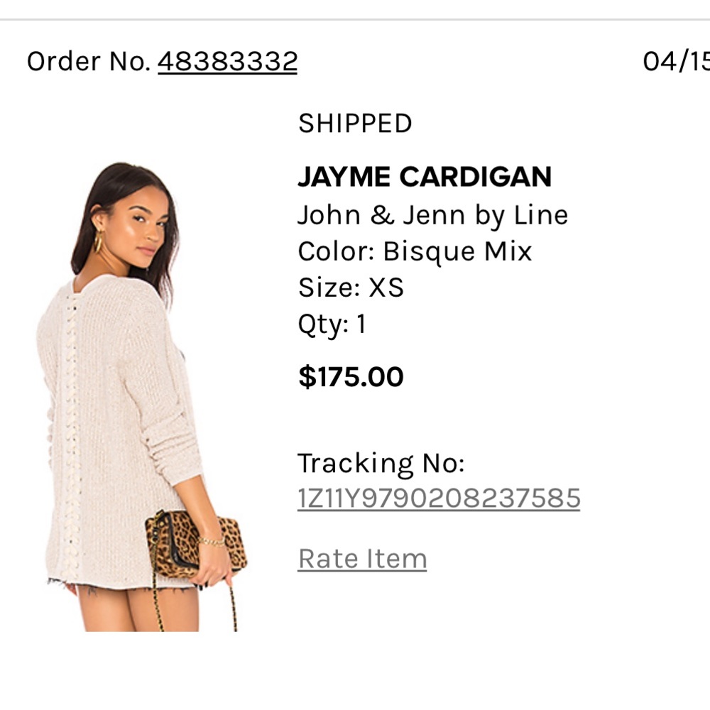 Cardigan from Revolve